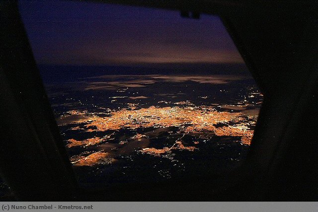 Belo Horizonte, vista de 35 mil pés