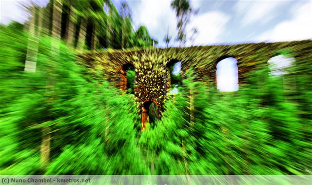 Aqueduto perto do Pico do Carvão