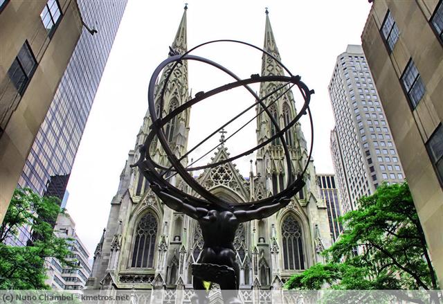 Atlas e a Catedral de S. Patrício