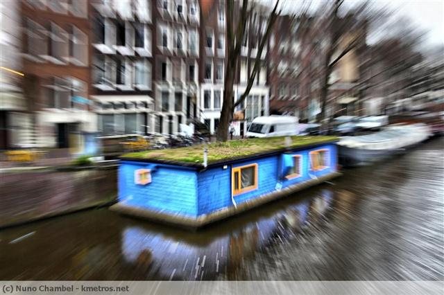 Barco-casa no Prinsengracht