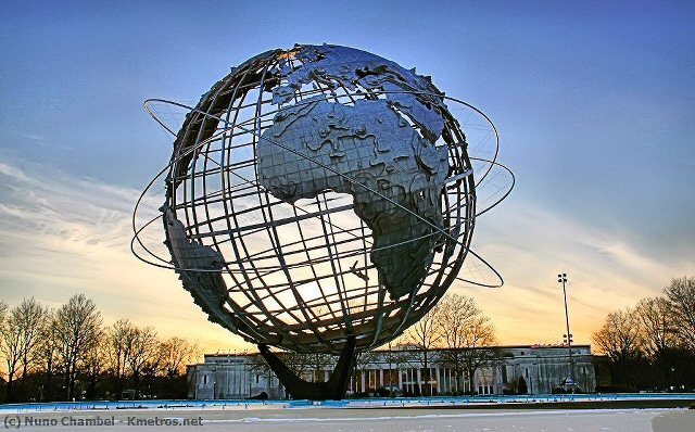 A Unisphere, em Flushing Meadows, Queens