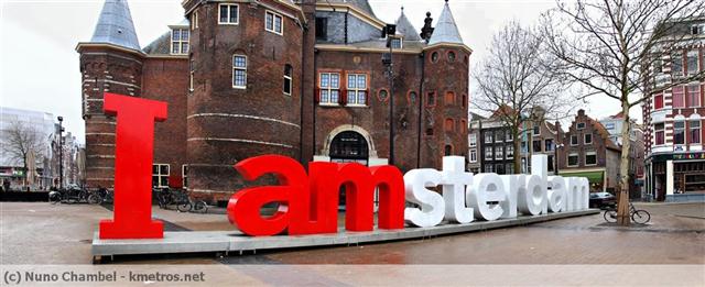 I amsterdam perto do red light district