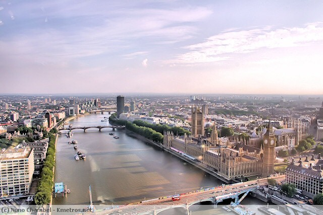 Vista do London Eye
