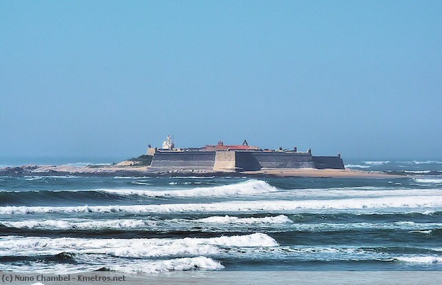 Forte de Ínsua visto de Moledo