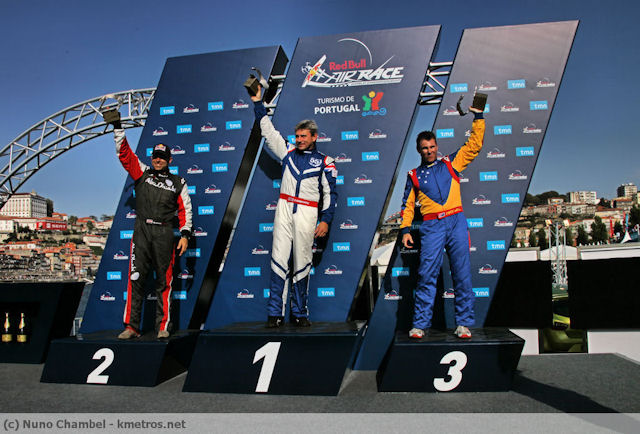 Hannes Arch (2), Paul Bonhomme (1) e Matt Hall (3)