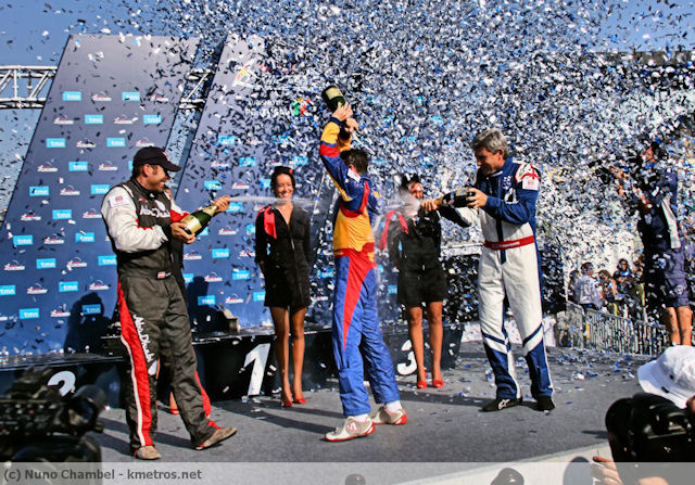 A festa dos 3 primeiros classificados