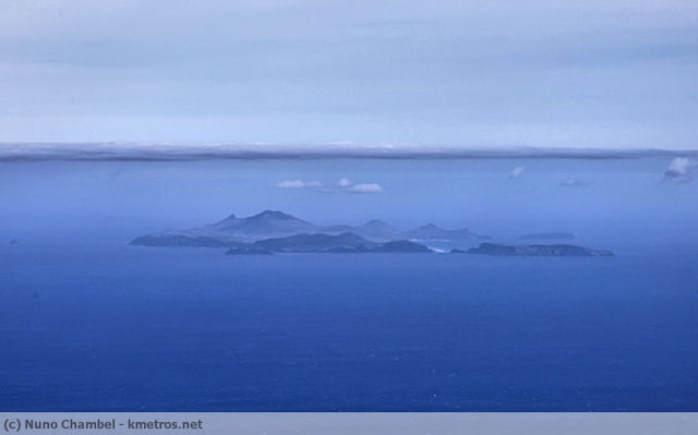 Porto Santo visto do Pico do Arieiro (1821m)