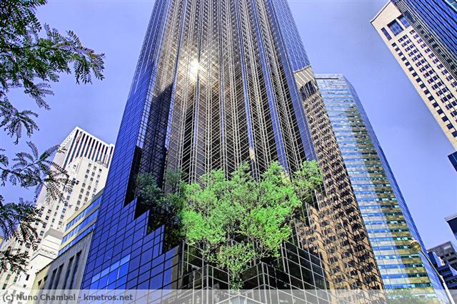 Uma das moradas mais caras da cidade, a Trump Tower