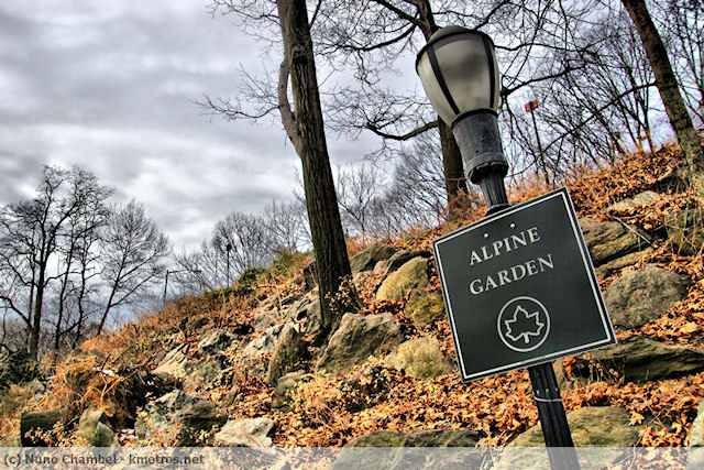 Jardim envolvente, o Fort Tryon Park