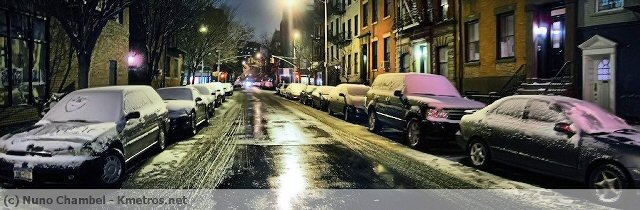 Nova Iorque ficou assim depois do nevão